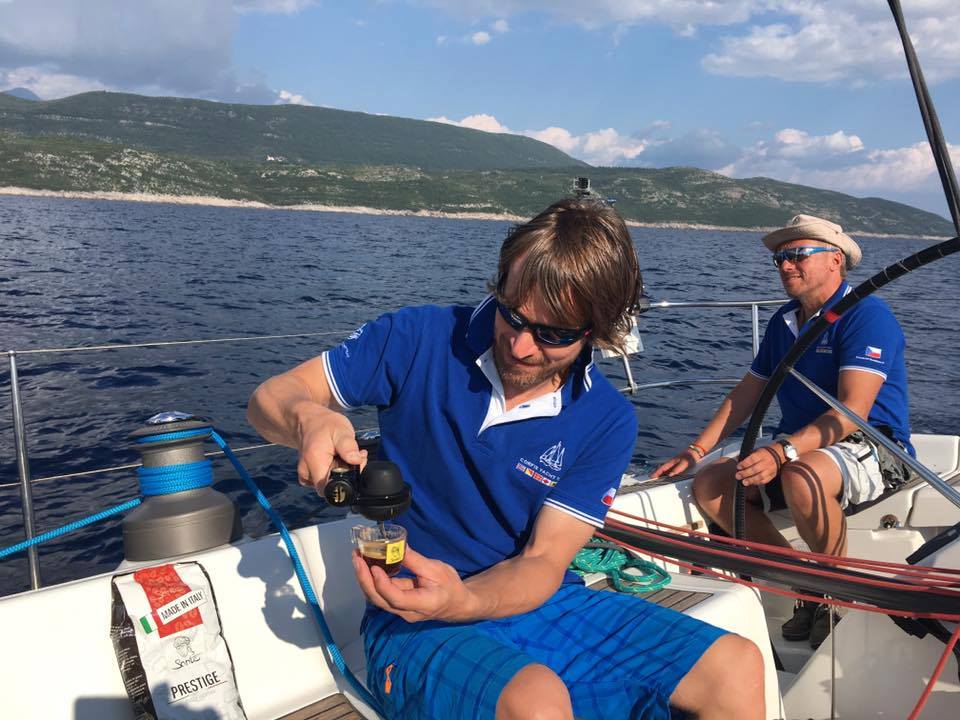 Handpresso na jachtě