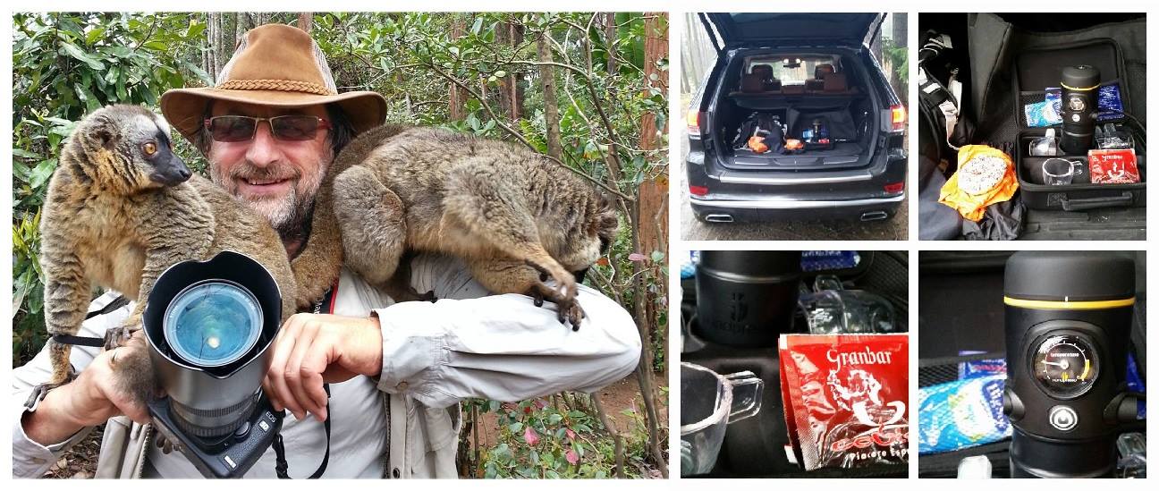 Handpresso a cestovatel Jindřich