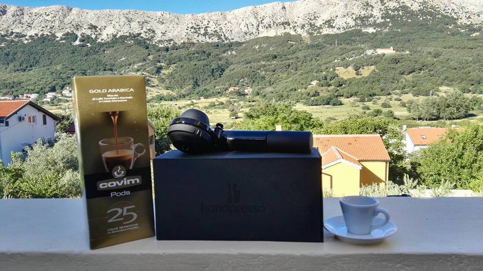 Handpresso a pohoda na dovolené