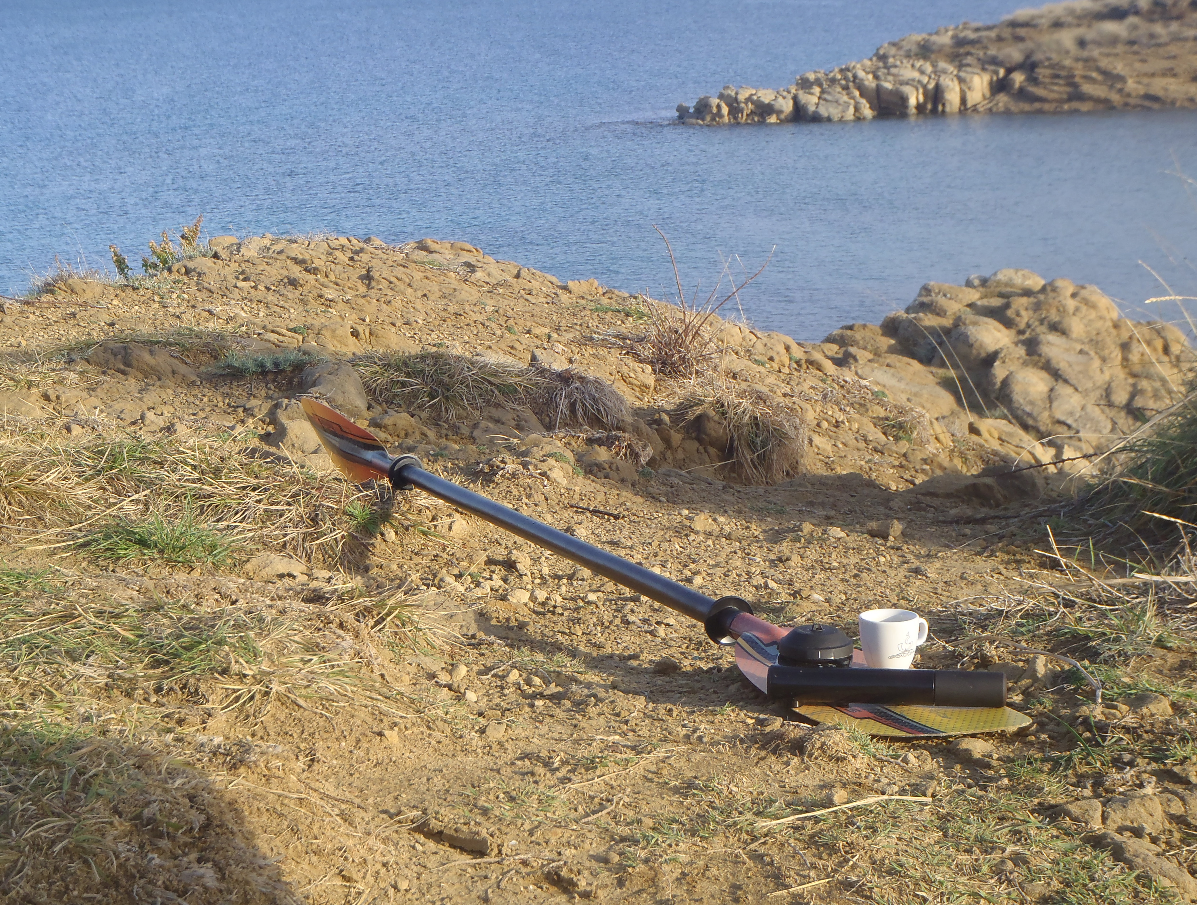 zátíší s pádlem - Chorvatsko